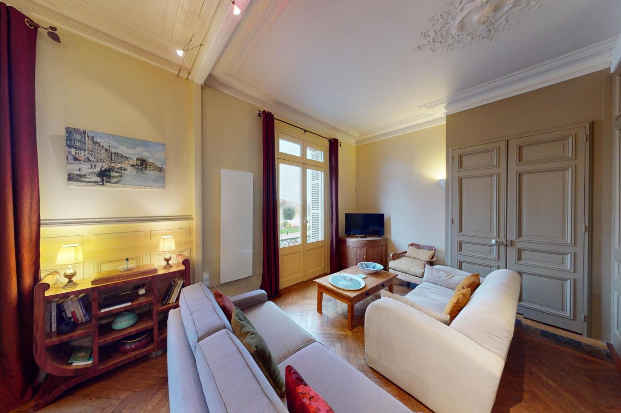 Apartment L'avant Port Stunning View Of Honfleur's Outer Harbor 53 M 2 Guest Honfleur